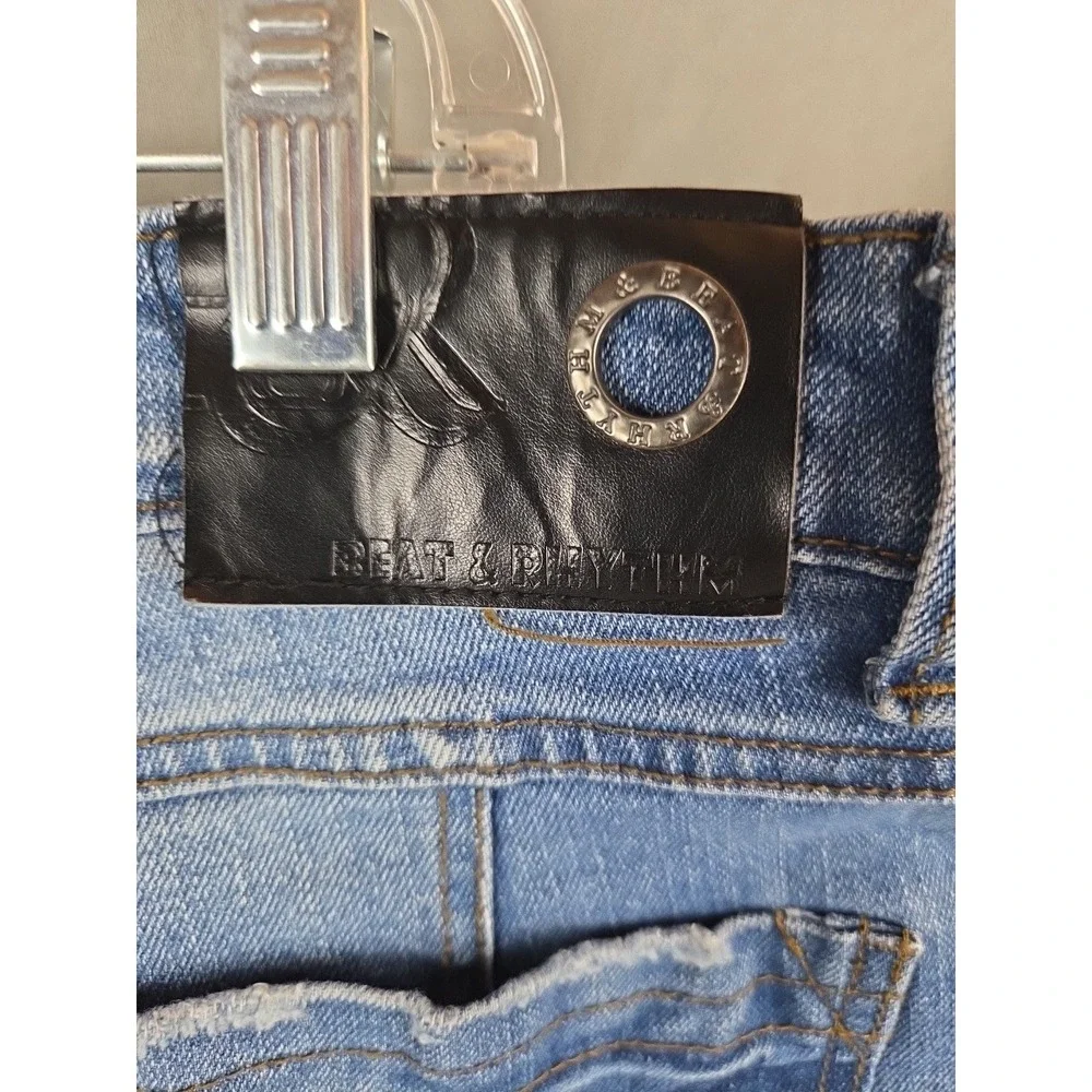 Beat & Rhythm Men's Premium Denim Jean Shorts Distressed‎ Blue Sz 32 Jorts